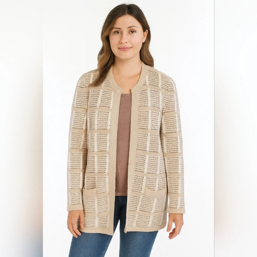 Vintage Castleberry London New‎ York Union Made Womens Cardigan Size 12